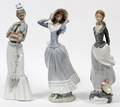 LLADRO PORCELAIN FIGURES OF WOMEN THREE 4922