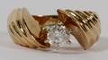 14KT YELLOW GOLD  DIAMOND RING