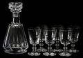 BACCARAT CRYSTAL DECANTER  EMBASSY CLARET WINES