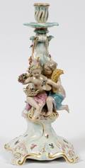 MEISSEN PORCELAIN 4LIGHT CONVERTIBLE CANDELABRUM
