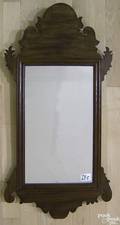 Chippendale style mahogany looking glass