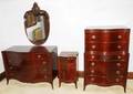 MAHOGANY BEDROOM SET FIVE PIECES