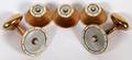 GENTLEMANS CUFFLINKS  STUDS SET 5 PIECES