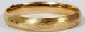 14KT YELLOW GOLD HINGED BRACELET