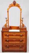 VICTORIAN VANITY DRESSER LATE 19TH C