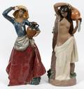 LLADRO GRES FIGURES OF WOMEN TWO H 16