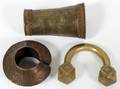 WEST AFRICAN BRONZE BRACELET GROUPING THREE