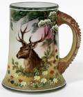 NIPPON HANDPAINTED PORCELAIN MUG EARLY 20TH C