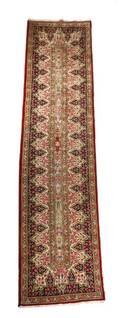 Hand Woven Kerman Floral Runner