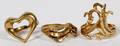 14KT YELLOW GOLD RINGS THREE