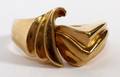 14KT YELLOW GOLD CONTEMPORARY STYLE RING SIZE 7 12