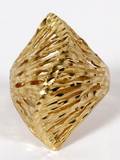 14KT YELLOW GOLD CONTEMPORARY STYLE RING SIZE 5 14