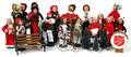 BYERS CHOICE LTD COLLECTIONXMAS VILLAGE PEOPLE