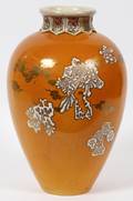 JAPANESE POTTERY VASE C 1900