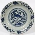 EARLY CHINESE BLUE  WHITE PLATE