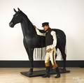 Life size composition figure of a horse early 20th c