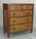 Pennsylvania painted poplar chest of drawers ca 1830