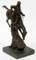 AFTER FREDERICK REMINGTON BRONZE