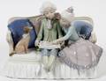 LLADRO PORCELAIN FIGURE GROUP STORY TIME H 7 12