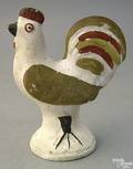 Chalkware figure of a rooster 19th c
