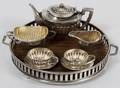 BARKER BROSLTD ENGLISH STERLING MINIATURE TEA SET