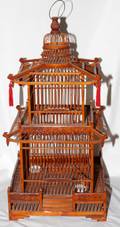 CHINESE WOOD BIRD CAGE