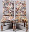 CONTEMPORARY UPHOLSTERED SIDE CHAIRS PAIR