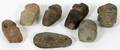 NATIVE AMERICAN CARVED STONE TOOLS 7 PCS