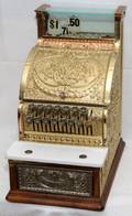 NATIONAL BRASS CASH REGISTER EARLY 20TH C