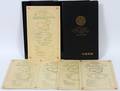 CELEBRITY AUTOGRAPHED MENUS LATE 20TH C 14 PCS