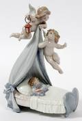 LLADRO BABY IN CRADLE 6843