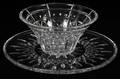 WATERFORD CRYSTAL BOWL AND PLATE