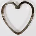 GEORG JENSEN STERLING SILVER HEART PENDANT