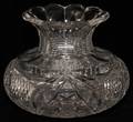 HAND CUT CRYSTAL VASE C 1900