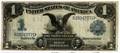 US 1 SILVER CERTIFICATE 1899 NOTE EAGLE