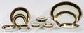 NORITAKE CHINA GOLDLEA DINNER SET 73 PIECES