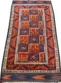BALUCH NORTHWEST IRAN HAND WOVEN RUG C 1900