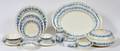 WEDGWOOD EMBOSSED QUEENS WARE DINNER SET 140 PCS
