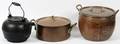 CAST IRON KETTLE  COPPER POTS 10
