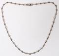 ITALIAN 14KT WHITE GOLD NECKLACE