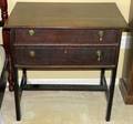 JACOBEAN STYLE OAK TWODRAWER TABLE 18TH C