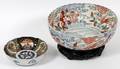 JAPANESE IMARI PORCELAIN BOWLS TWO