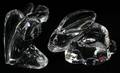 BACCARAT CRYSTAL ANGEL  ORREFORS RABBIT H 4 12