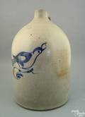 Three gallon stoneware jug 19th c