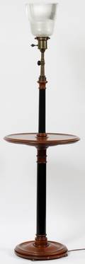 BAKER FURNITURE CO MAHOGANY FLOOR LAMP