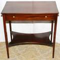 HEPPLEWHITE STYLE MAHOGANY SERVING TABLE C 1900