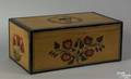 Vibrant Pennsylvania or New York painted box earlymid 19th c