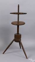 New England turned candlestand late 18th c