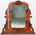MAHOGANY DRESSING MIRROR 19TH C