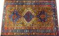 KARAJA PERSIAN HAND WOVEN RUG C 1890 W 4 3 L 6 8